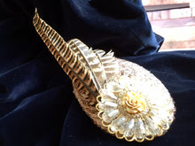Load image into Gallery viewer, Pheasant and sequin headpiece.