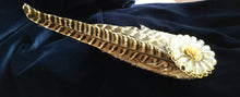 Load image into Gallery viewer, Pheasant and sequin headpiece.