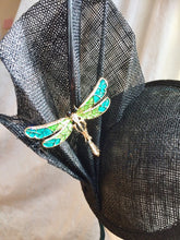 Load image into Gallery viewer, Dragonfly art deco headpiece.