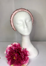 Load image into Gallery viewer, Soft pink rose quartz headband