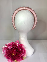 Load image into Gallery viewer, Soft pink rose quartz headband
