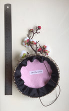 Load image into Gallery viewer, Copper sequin and cherry blossom headpiece.