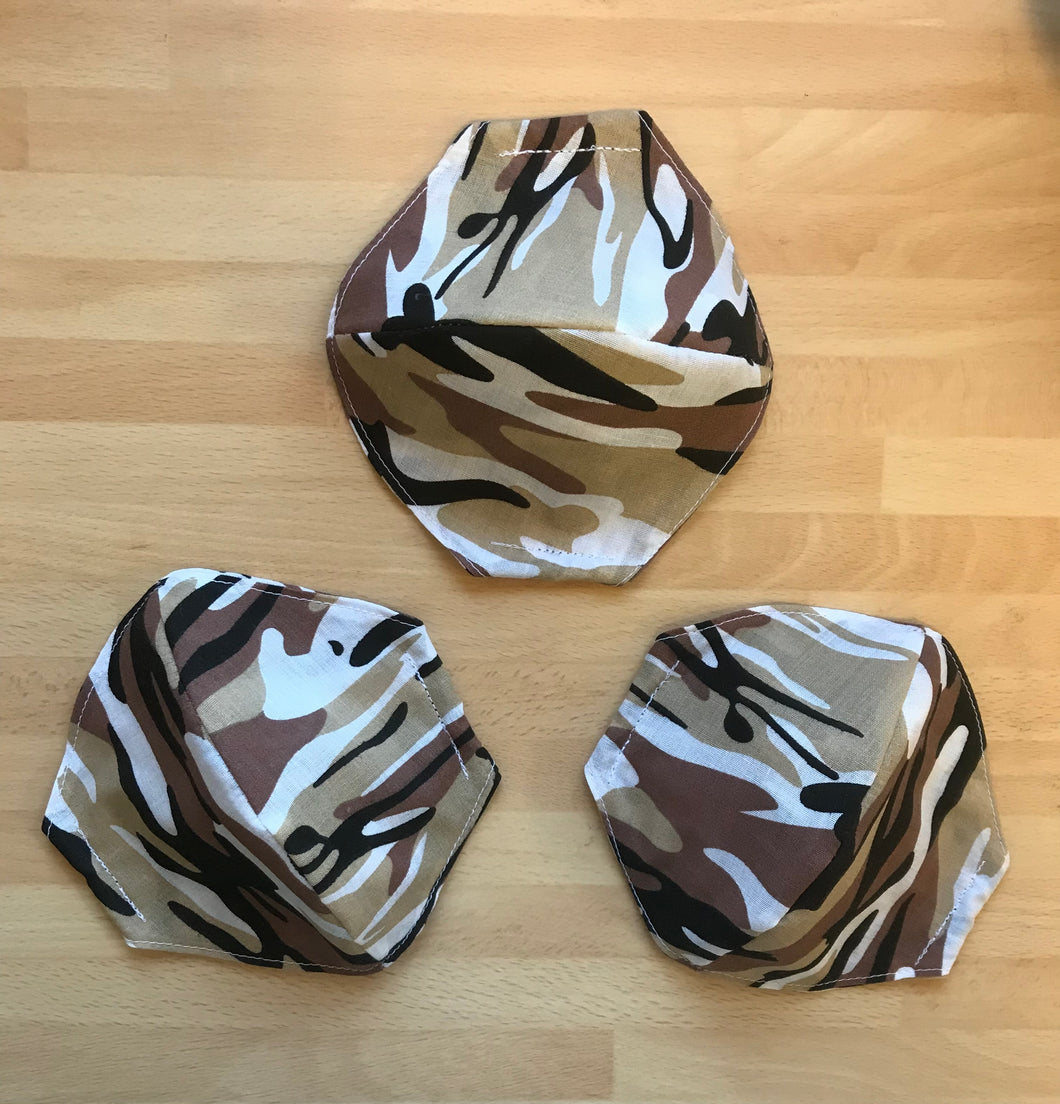 Camouflage Facemask - 2 patterns