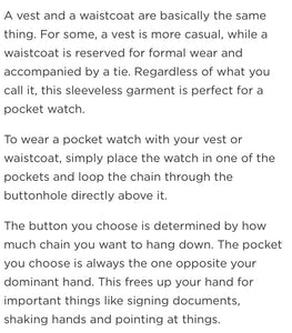 Pocket watches